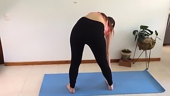 Intense And Rough Sex With My Seductive Sister During Yoga