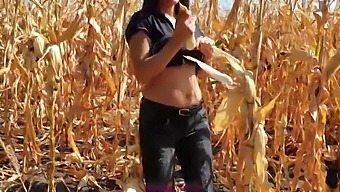 My Step-Brother Ejaculating In My Underwear During Farm Labor