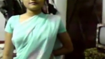Desi Teen In Traditional Attire Enticingly Seduces (Latest)