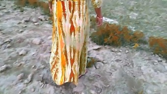 Desi Housewife And Husband Capture Outdoor Footage For Personal Pleasure