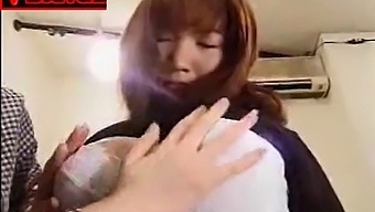Asian Ladies Indulge In Lesbian Kissing