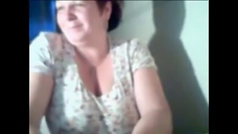 Elderly Woman Flaunts Her Breasts On Webcam-Part 2