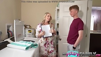 Milf Stepmom Bribes Stepson With Big Natural Tits And Oral Skills