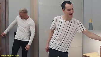 Cuckold Husband Watches As His Wife Gets Ass Fucked