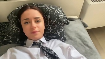 Brunette Schoolgirl Fulfills My Desires After Breakup