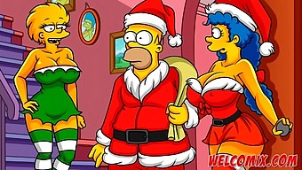 The Simpsons Hentai: Makens Okonventionella Julklapp Till Sin Fru