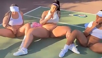 Wet And Wild Tennis Match Ends In Squirt Competition