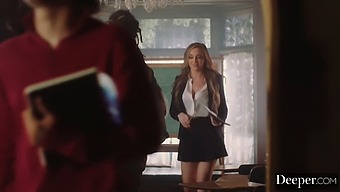 Amber'S Threesome With Classmates Leads To Intense Oral And Interracial Action