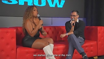 Carla Morelli'S Big Ass Latina And Black Beauty In Juan Bustos' Show